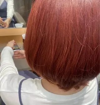 ミディアム カラー SHARE salon 南船場所属・まひろ／ 南船場のヘアスタイル