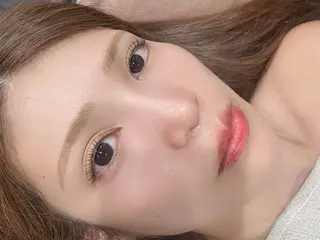 パーマ luana所属・ネイルとまつ毛パーマ 束感仕上げ💕環奈のマツエク・マツパデザイン