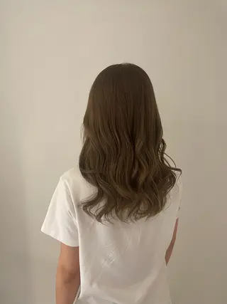 セミロング カラー 🦋カラーモデル募集 🦋荒木彩花のヘアスタイル
