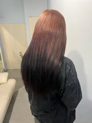 ロング カラー Sakuma Chinamiのヘアスタイル