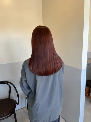 セミロング 神谷 夏帆のヘアスタイル