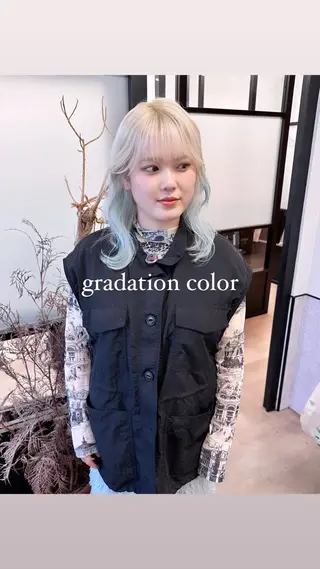 カラー storiiz所属・本田大輝top designerのヘアスタイル
