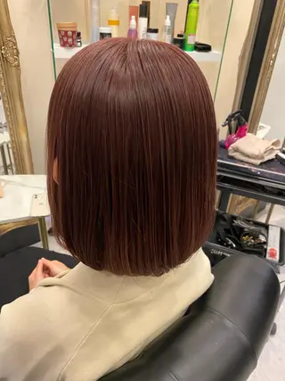 ミディアム カラー ケアブリーチ&シール エクステの店和田翔莉のヘアスタイル
