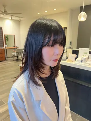 ミディアム shampoo hair salon所属・🫧レイヤー/透明感 カラー/Ryukaのヘアスタイル