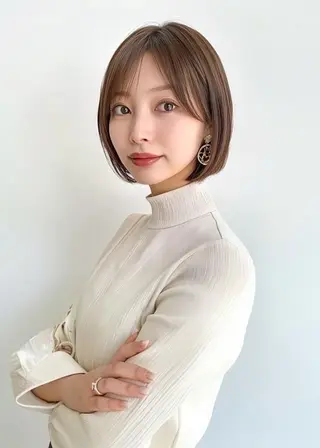 ショート 美髪×縮毛矯正 水上真由美😘のヘアスタイル