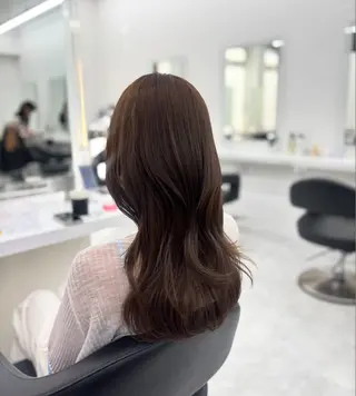 ロング カラー 🤍レイヤー/顔周り 暖色hirari🤍のヘアスタイル