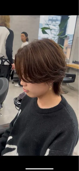 ミディアム パーマ メンズ トレンド🔥メンズ 特化⚡️網野裕希のヘアスタイル