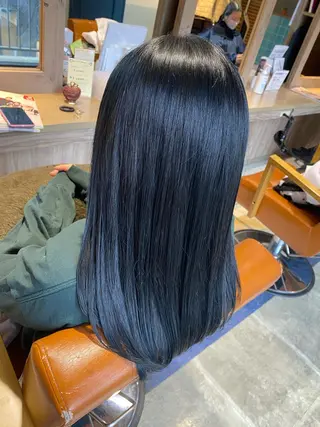 ミディアム カラー 🟣メンズパーマ 川端 永遠🟣のヘアスタイル