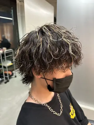 ショート パーマ メンズ 立川メンズパーマ職人 小泉文人のヘアスタイル