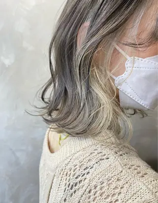 カラー 小中 萌永のヘアスタイル