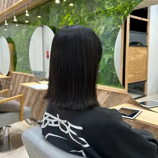 ミディアム ささ ほののヘアスタイル