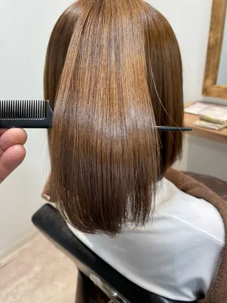 ミディアム Gift.hair&spa所属・森崎 歩のヘアスタイル