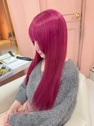 ロング カラー Chérie所属・Chérie 渋谷/カラーサロンのヘアスタイル