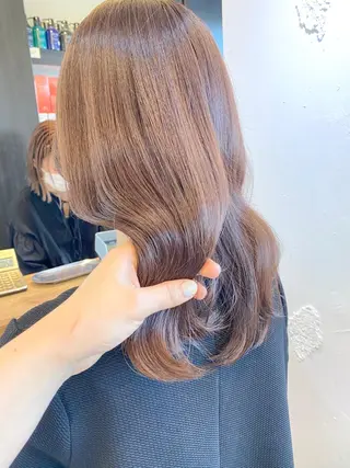 セミロング カラー 🥣 hashi 🛋️のヘアスタイル