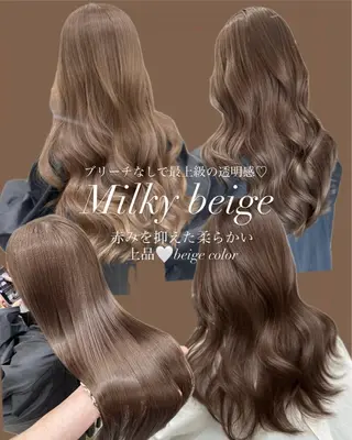 ロング カラー ワンホン🎀韓国ヘア 💞新宿/GAKUのヘアスタイル