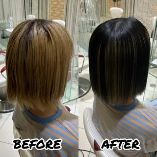 ミディアム 髪質改善美容師 鈴木のヘアスタイル