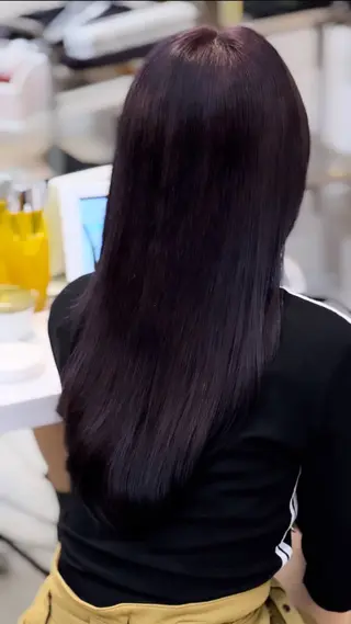 ロング SHU/レイヤー /韓国ヘアのヘアスタイル