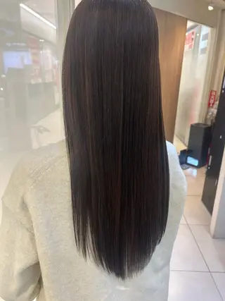 ロング カラー 艶質改善/縮毛矯正 ササキナツミのヘアスタイル