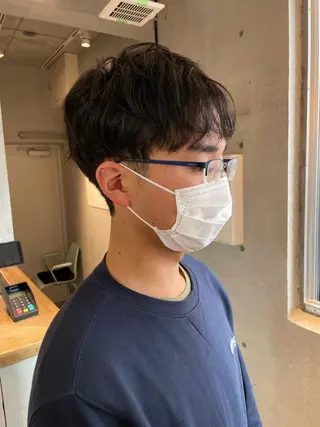 ミディアム パーマ しのはら まどかのヘアスタイル