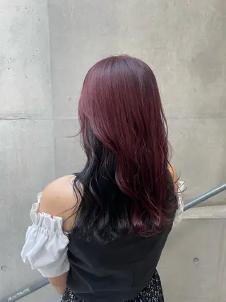 セミロング カラー ayano / 透明感・くすみカラーのヘアスタイル