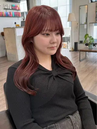 ロング カラー corazon所属・Minami Yuiのヘアスタイル