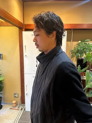 メンズ パーマ指名No. 1 磯飛⭐️慎之介のヘアスタイル