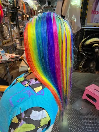 セミロング カラー ヘアアレンジ Hair Salon ADNESS所属・KOYA ｺﾔのヘアスタイル