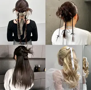 ロング ヘアアレンジ 💎韓国ヘア/ 艶カラー💎souのヘアスタイル