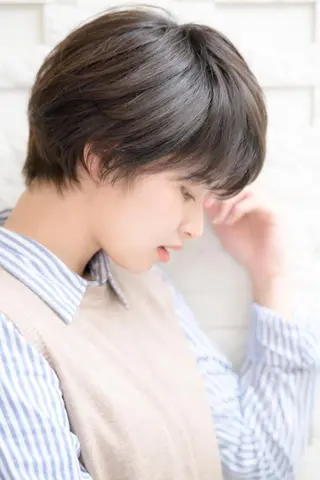 ショート ノハナ💜北谷 BY MY SIDEのヘアスタイル