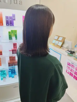 ミディアム カラー アレンジ&ショート 💙YUKINOのヘアスタイル