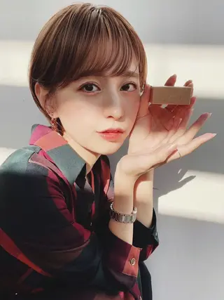 ショート カラー パーマ ヘアアレンジ メンズ 似合わせメンズカット /ニュアンスパーマのヘアスタイル