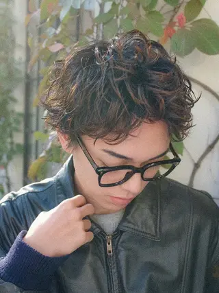 ショート パーマ メンズ 三鷹/メンズヘア/ メンズパーマ/トナミのヘアスタイル