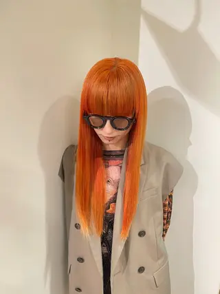 ロング カラー ᗪOI ᒍᑌᖇIのヘアスタイル