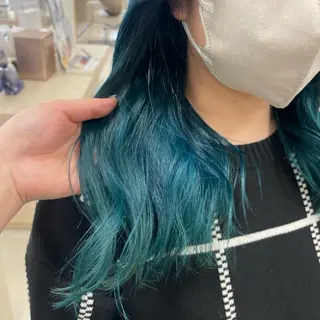 ロング カラー パーマ 🍒KIKUCHI KANAE🍒のヘアスタイル