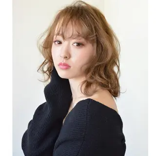 ミディアム 【今だけブリーチ 限定価格💕】すみのヘアスタイル