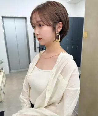 ショート カラー urara/似合わせ /ショート/ボブのヘアスタイル