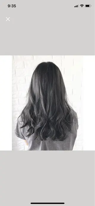 ロング カラー 縮毛矯正 髪質改善 鈴木のヘアスタイル