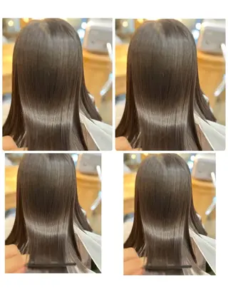 ミディアム ✂️艶髪美容師✨酸熱 トリートメント/山口のヘアスタイル