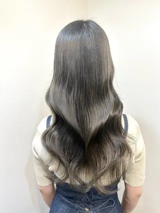 ロング カラー ブリーチ毛対応酸性 ストレート🌈サキのヘアスタイル