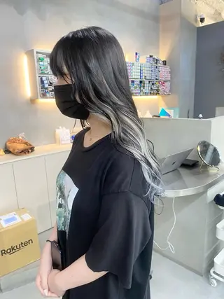 ロング カラー qulim所属・前橋 姫奈のヘアスタイル