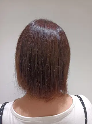 ミディアム 【縮毛矯正/レディー スカット】美涼🎀のヘアスタイル