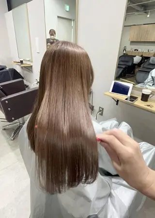 セミロング カラー ✨【公式】 Lig.横浜✨のヘアスタイル