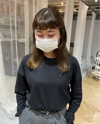 セミロング パーマ chiharu ボブ/レイヤーのヘアスタイル