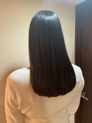 セミロング AIRFLOW所属・韓国ヘア ユイカのヘアスタイル