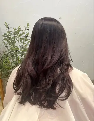 カラー 🪞透けヘア髪質改善 艶ベージュ/nagiのヘアスタイル