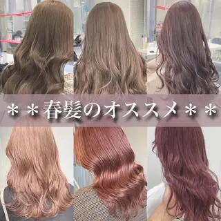 セミロング ✨透明感、艶髪ヘア✨ 韓国ヘア特化💖のヘアスタイル