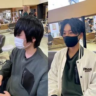 ショート パーマ メンズ 韓国🩶Y2Kネイル 💫くれはのネイルデザイン