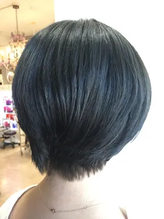 ショート カラー 髪質改善/痛ませ ないカラー/西村航大のヘアスタイル