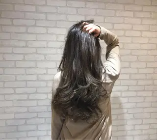 ロング カラー 舘野 太嘉宏のヘアスタイル