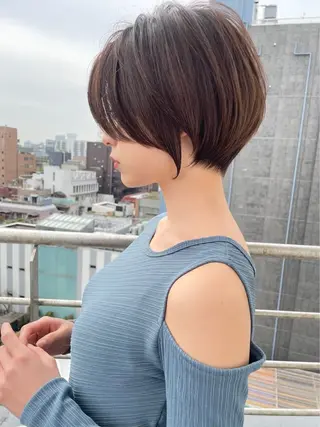 ショート カラー 🩵✨ベージュ/寒色 /けんたろう✨🩵のヘアスタイル